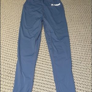 Pretty little thing blue high waisted leggings